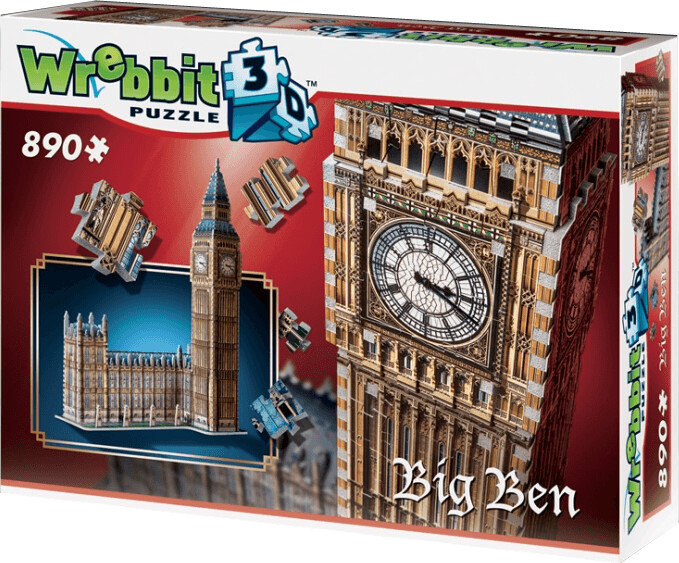 Wrebbit Big Ben en 3D (890 pièces)