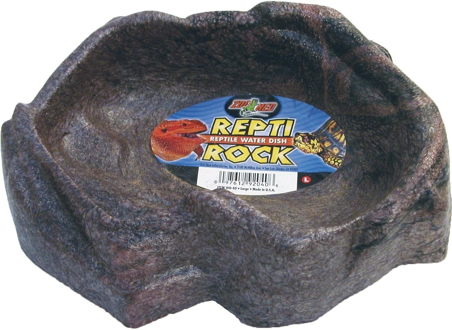 Zoo Med Repti Rock Water Dish LG (WD-40E)