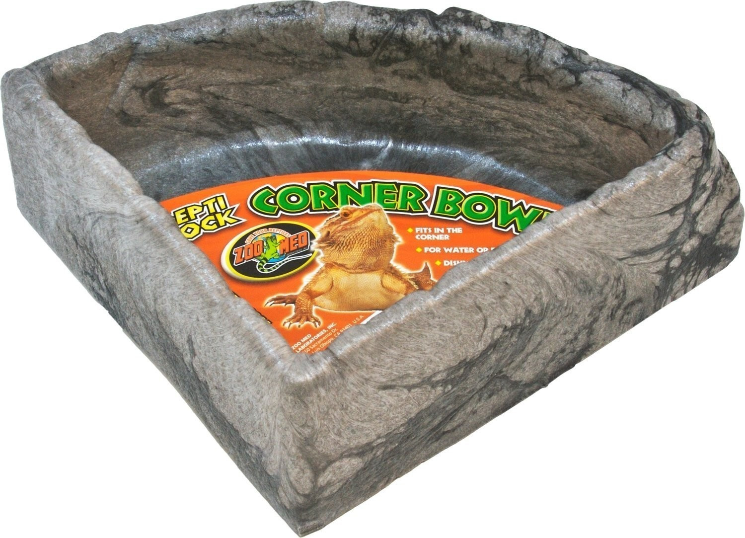Zoo Med Repti Rock Corner Water Dish LG