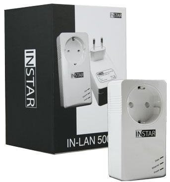 Instar AV500 Pass Through Powerline Adapter (IN-LAN 500p)