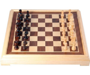 Engelhart 150230 Longfield Games Schachspiel 40x40 cm Königshöhe 8 cm. 