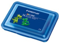 Staedtler Pâte à modeler Noris Club, boîte de 14 formes