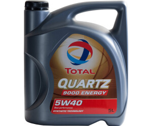  Total Huile de lubrification pour moteur Total Quartz 9000  Energy 5W-40 5 Litres