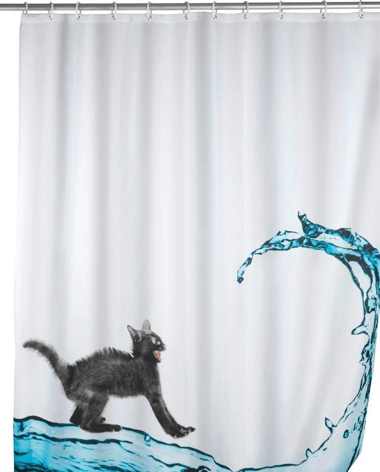 Wenko Rideau de douche anti-moisissure cat (20052100)