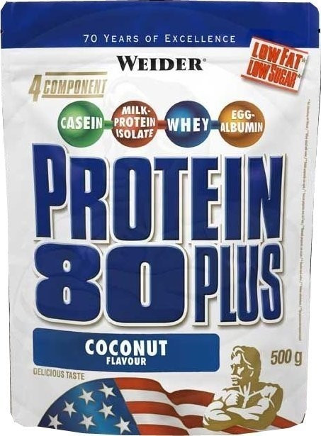 Weider Protein 80 Plus Noix de coco 500g