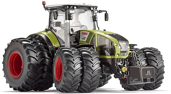 Wiking Claas Axion 950 avec pneus jumelés 1:32 (077328)