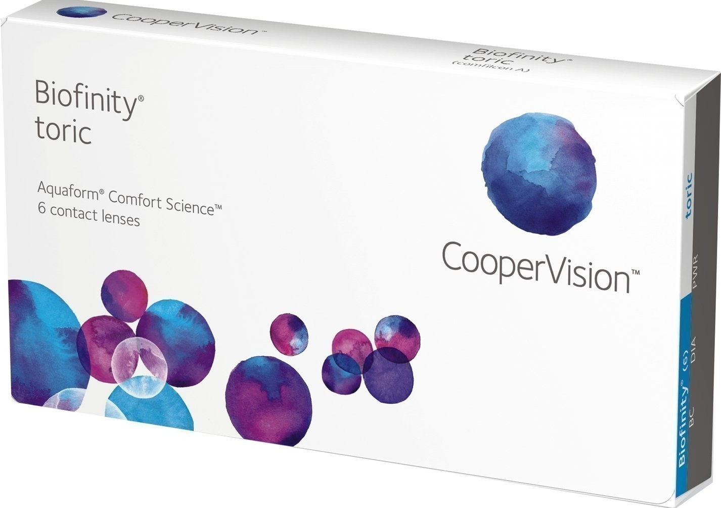 Cooper Vision Biofinity Toric -8,00 (3 lentilles)