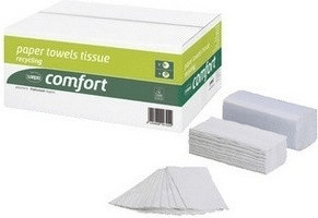 Wepa Professional Comfort paper towels 25 x 23 cm 2-ply zigzag (V) fold