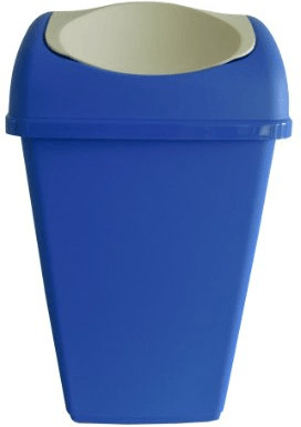 Axentia Swing Top Bin 9 L Blue