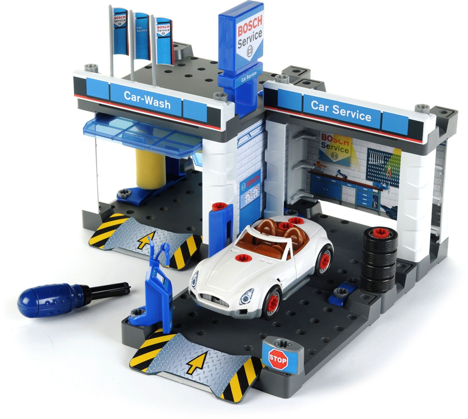 Klein Station service Bosch avec station de lavage automatique