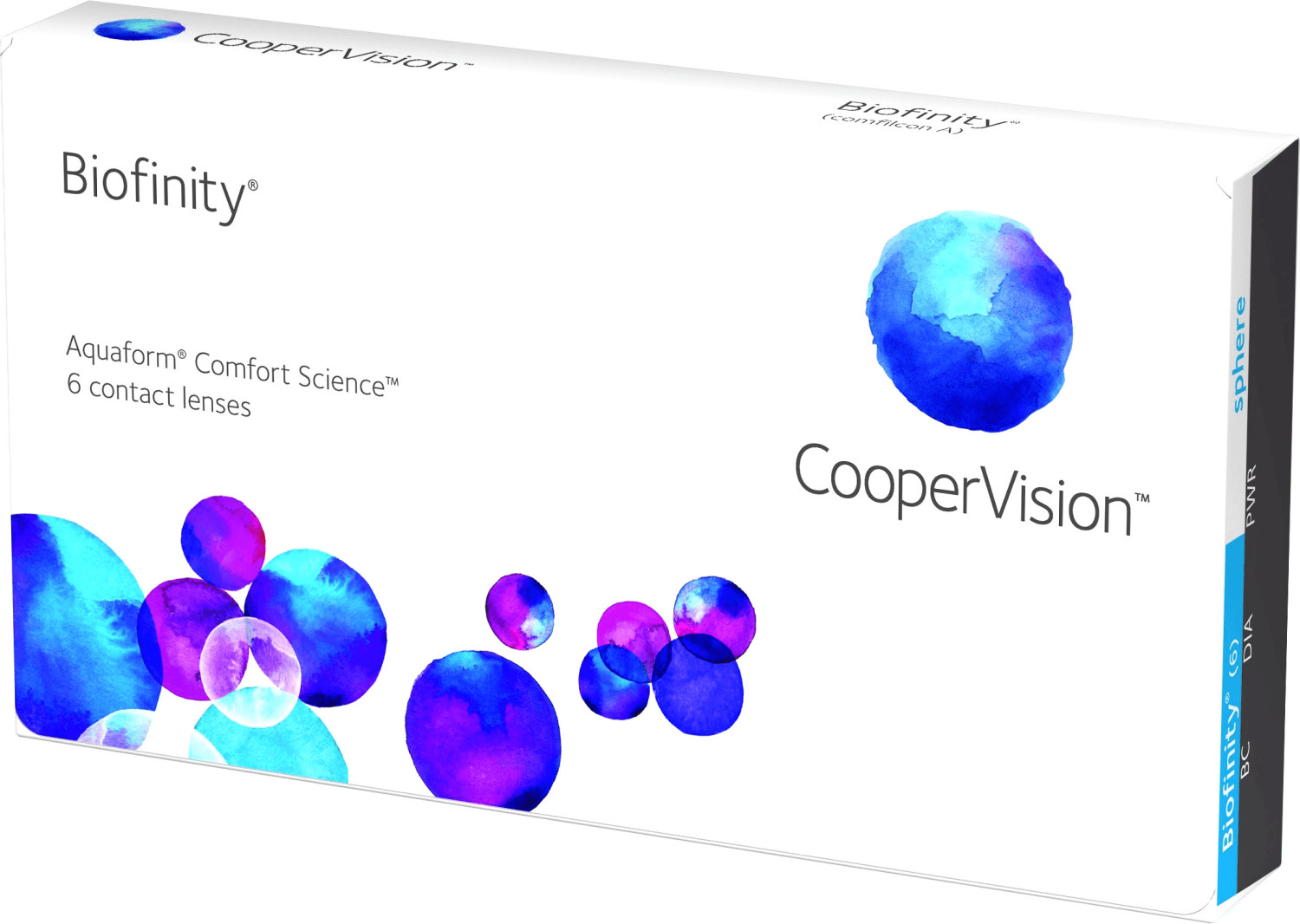 Cooper Vision Biofinity +8,00 (6 lentilles)