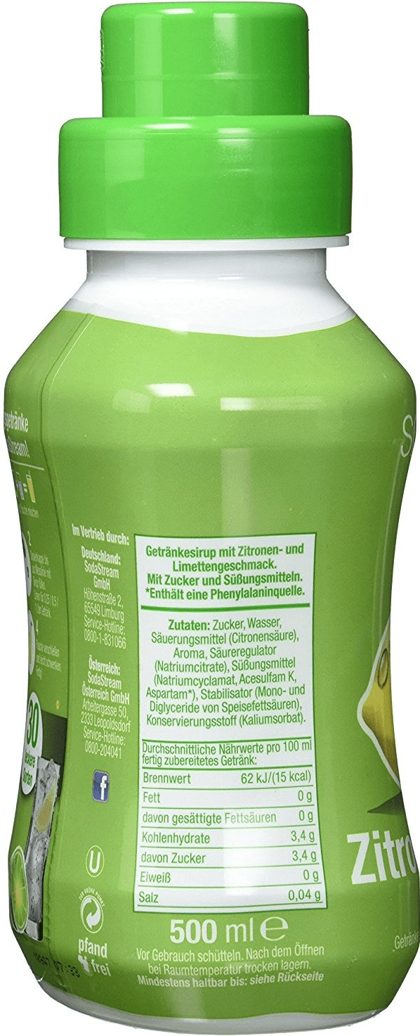 SOLDES 2024 : SODASTREAM Concentré 500 ml - Saveur Tonic Nouvelle formule  pas cher