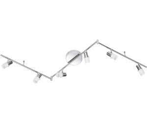 schwenkbar LED Deckenlampe // Strahler Chrom 6-flg Action by Wofi