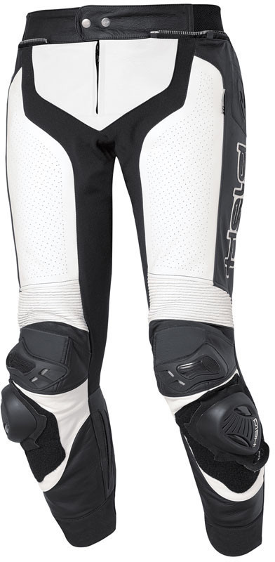 Held Pantalon cuir Grind blanc/noir