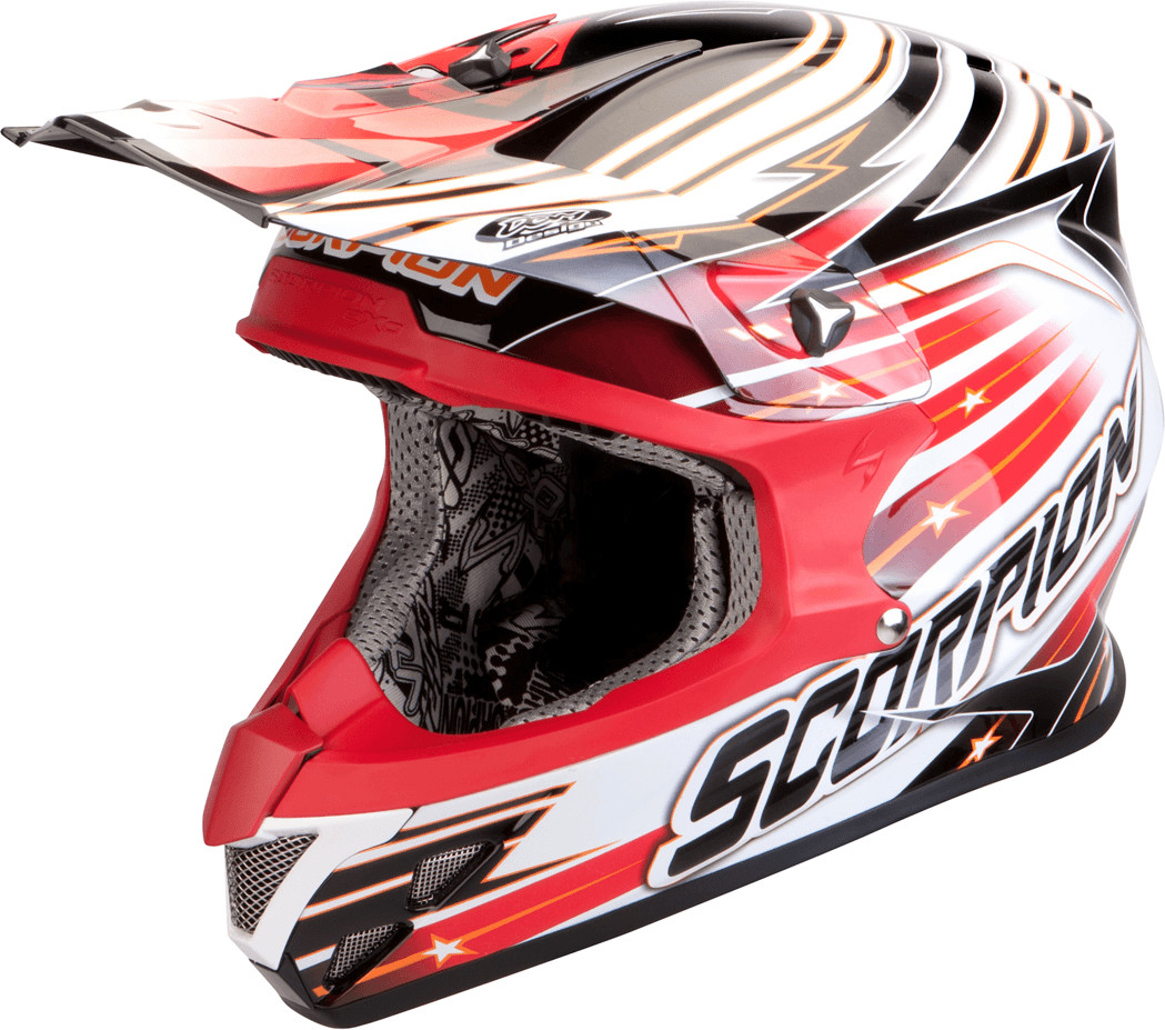 Scorpion VX-20 Air Star Trooper noir/blanc/rouge