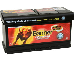 Banner Vliesbatterie AGM Running Bull 92AH 12V Wohnmobil Boot Solar Batterie 