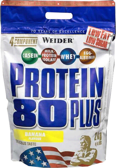 Weider Protein 80 Plus Banane 2000g