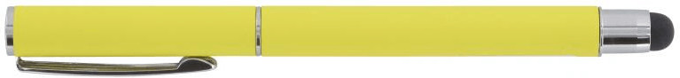 Online Stylo à bille avec stylet jaune