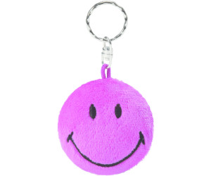 blau NICI Schlüsselanhänger Smiley gelb pink grün Bean Bag Neu Geschenk 