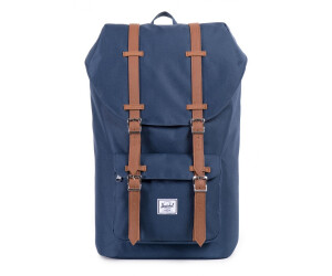 Herschel Little America Backpack (2021) navy/tan synthetic leather