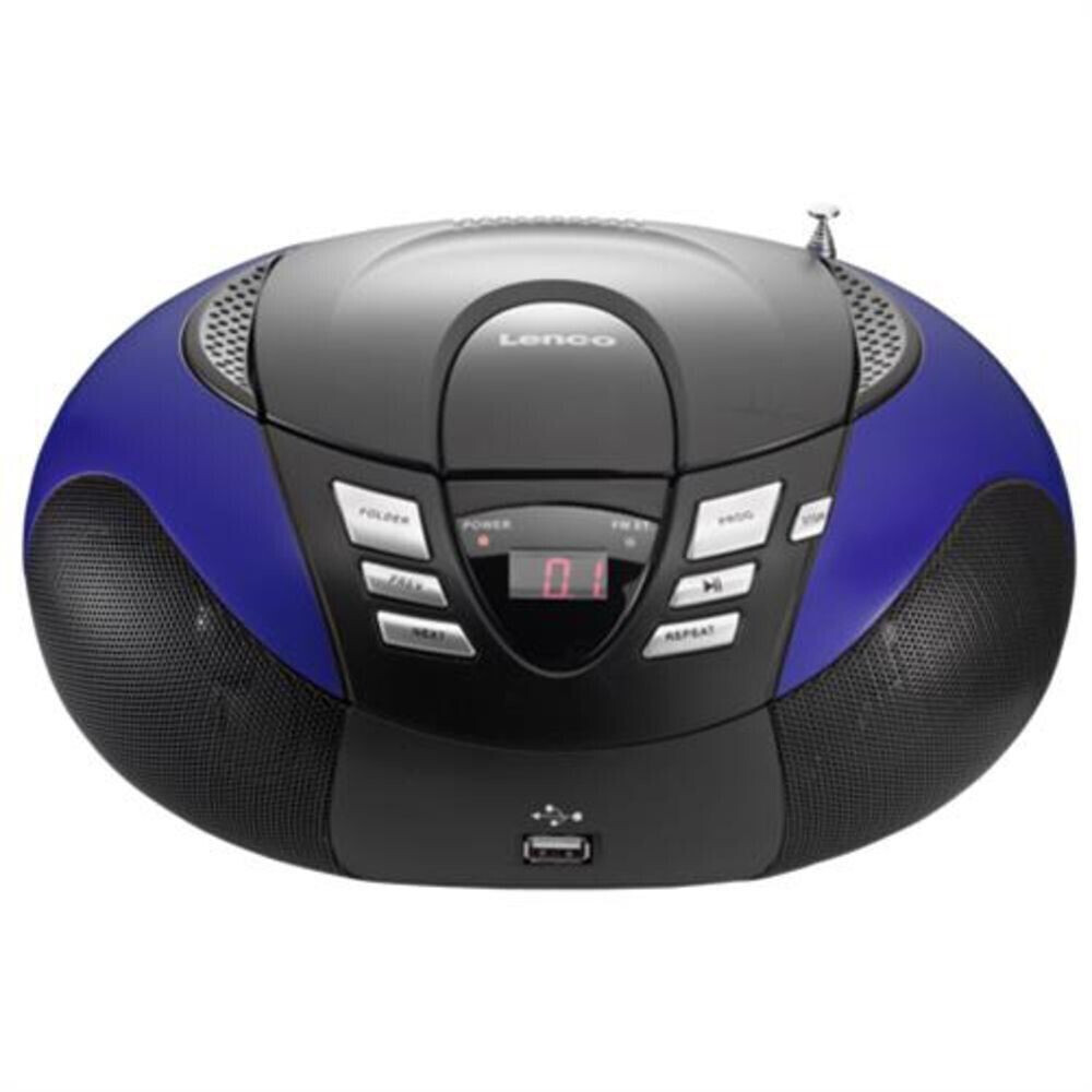 Lenco SCD-37 USB Bleu
