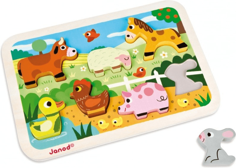 Janod Puzzle ferme Chunky