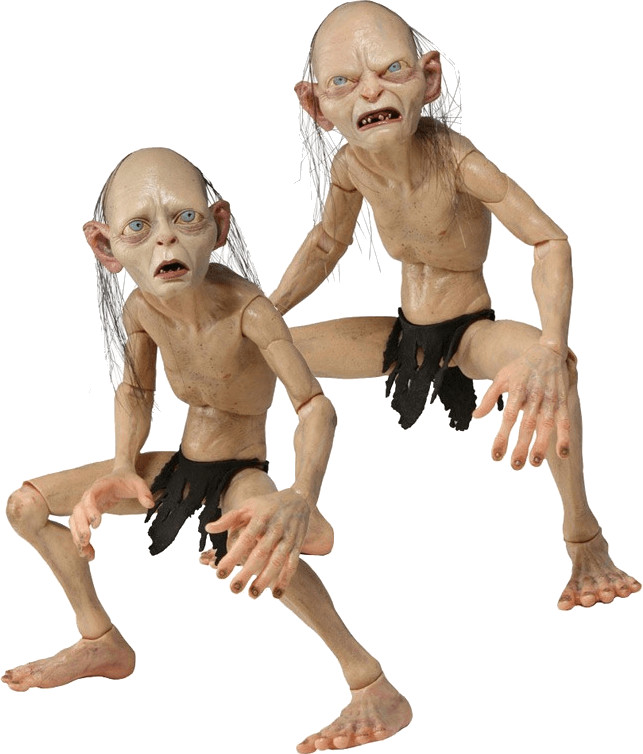 NECA Lord of the Rings Gollum 1/4