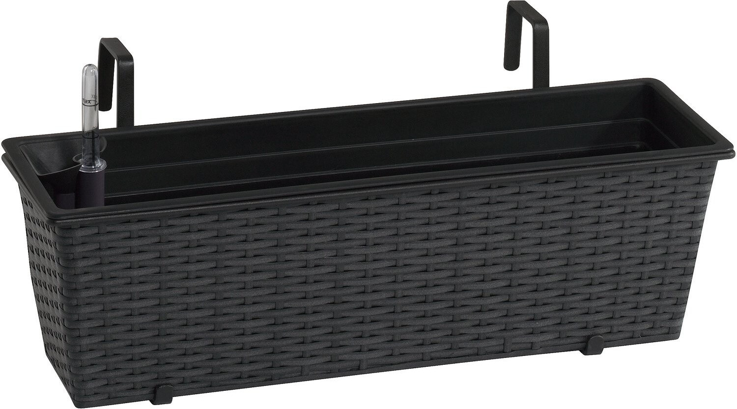 Gartenfreude Polyrattan Window box 50x19x18cm