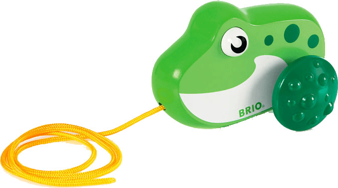 Brio Wooden Pull Along Frog