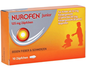Nurofen Junior Zapfchen 125 Mg 10 Stk Ab 3 38 Preisvergleich Bei Idealo At