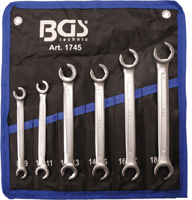 BGS Offener Ringschlüsselsatz 6-tlg. 8-19 mm (1745) ab 17,49 €