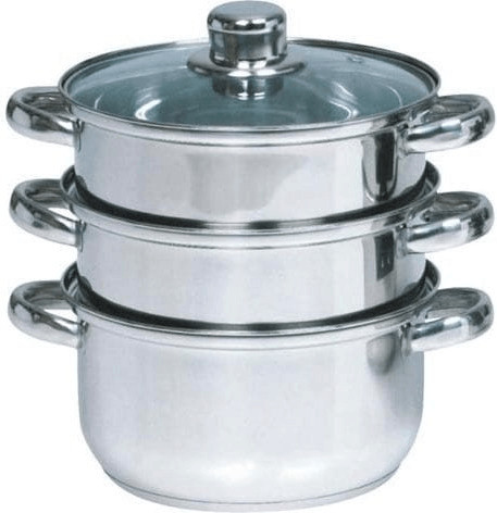 Atelier Cuisine Combiné vapeur inox 24 cm