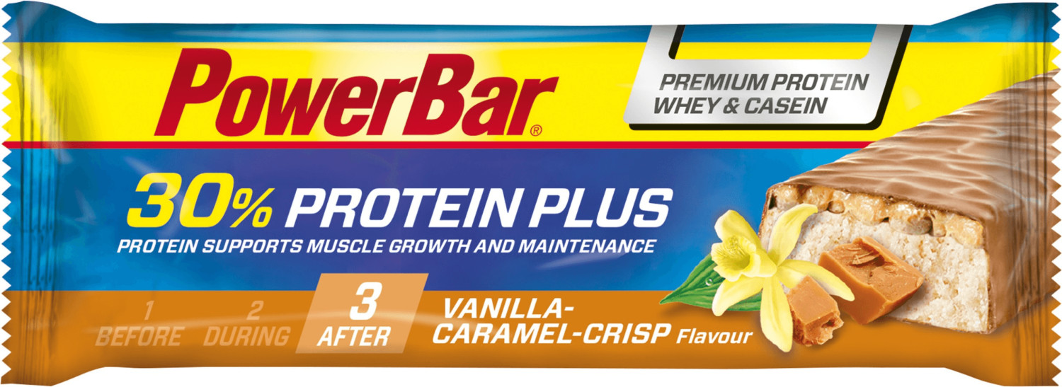 PowerBar Barre Protein Plus 30% Caramel-Vanilla-Crisp