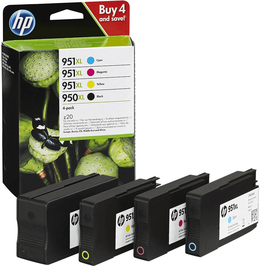 ✓ Pack 8 cartouches compatibles HP 912XL couleur pack en stock