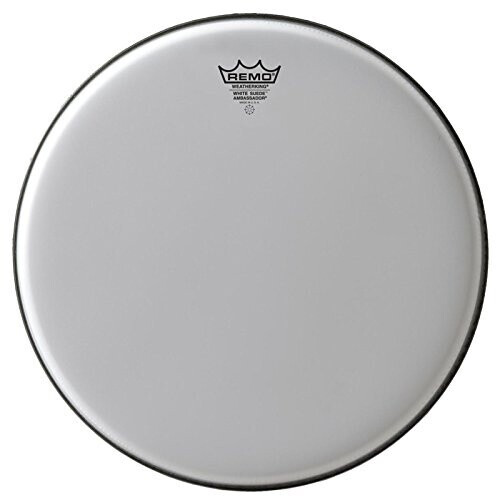 REMO White Suede Ambassador 8"