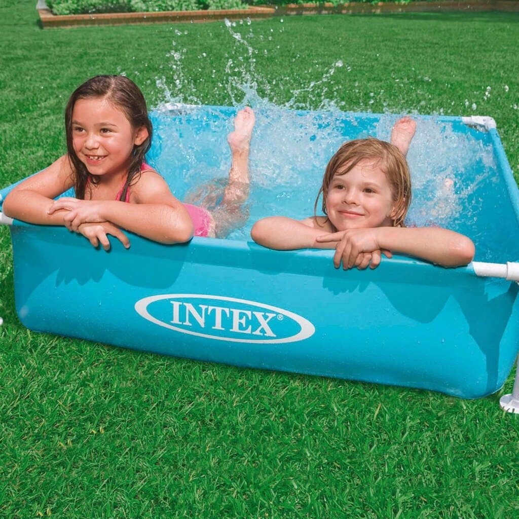 Intex Pools Mini Frame 122 x 122 x 30 cm bleu (57171)