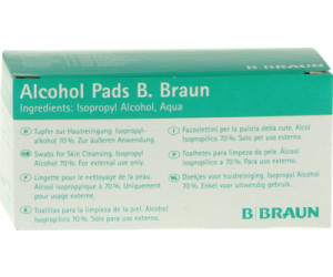 B. Braun Alcohol Pads Braun Tupfer (100 Stk.) ab 3,09 € (Februar 2024  Preise)