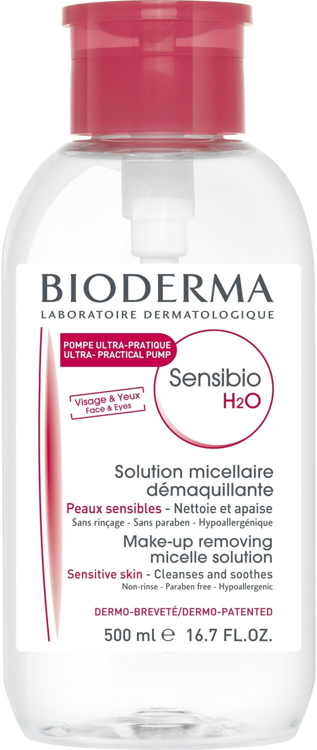 Bioderma Créaline H2O solution micellaire flacon pompe inversée (500 ml)