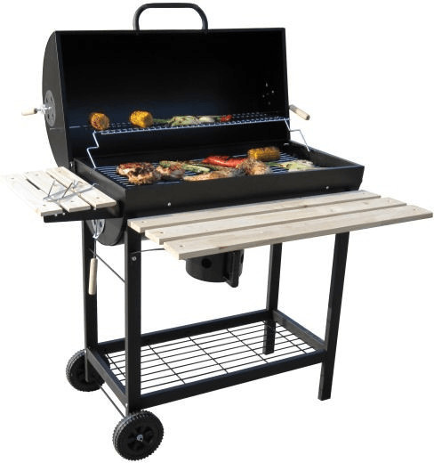 CS Trading Charcoal Barbecue Trolley with Hood