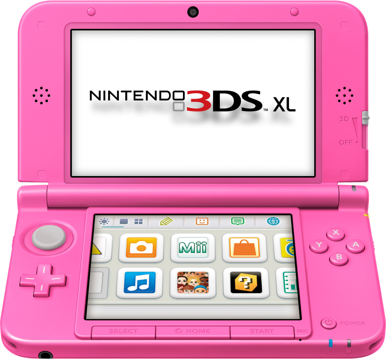 Nintendo 3DS XL rose