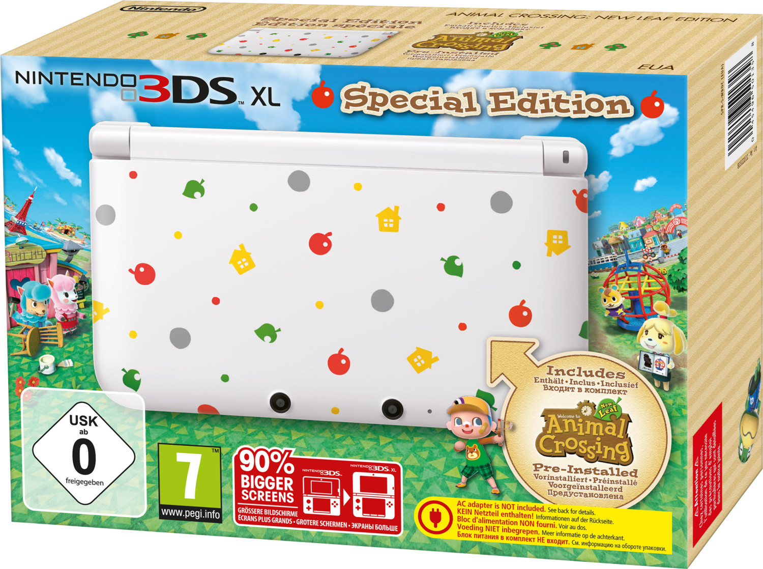 Nintendo 3DS XL Animal Crossing: New Leaf Édition spéciale