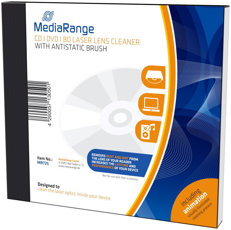 MediaRange Lens Cleaner for CD/DVD Player