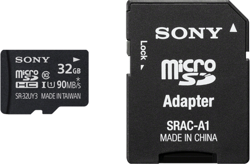 Sony microSDHC 32 Go Classe 10 UHS-I (SR32UYA)