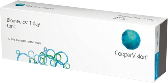 Photos - Glasses & Contact Lenses CooperVision Cooper Vision  Biomedics 1 Day Toric +/-0.00  (30 pcs)