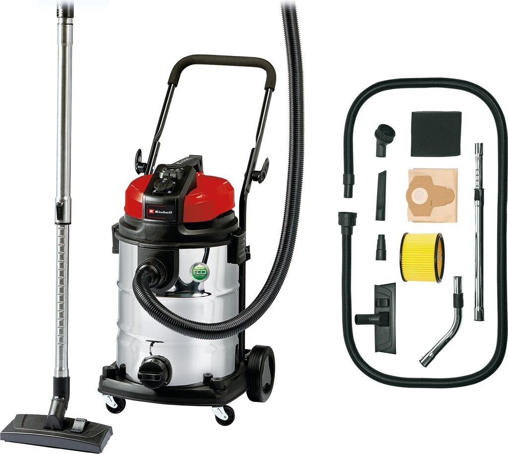 10 Sacchetti Per Aspirapolvere + Ugello Flessibile – Compatibili Con Einhell TE-VC 2230 SA, MisterVac