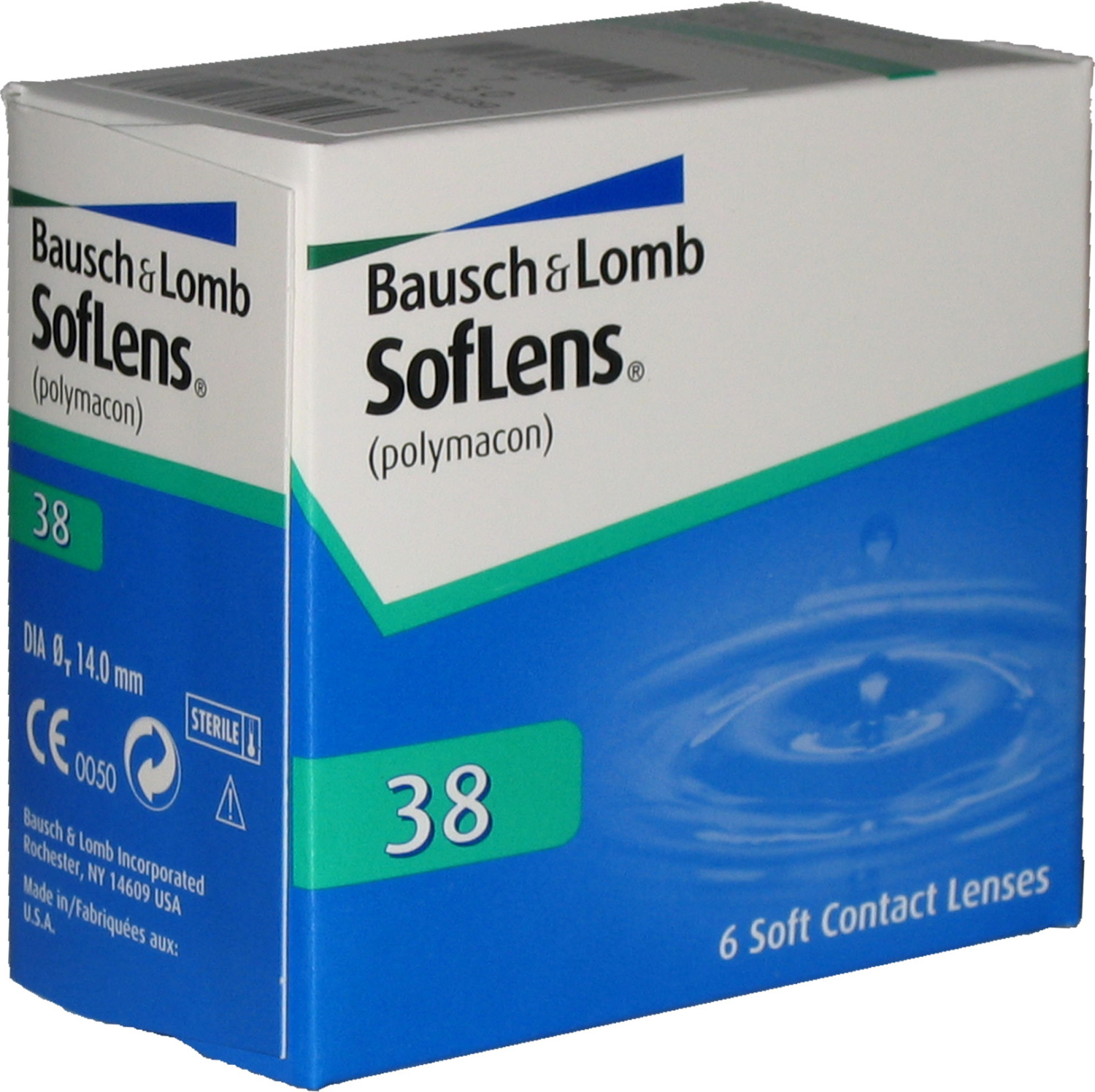 Bausch & Lomb Soflens 38 -2,25 (6 lentilles)
