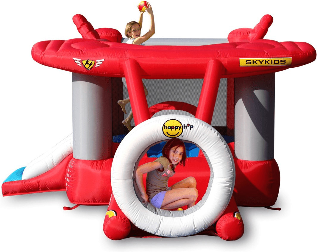 HappyHop Aire de jeux gonflable avion