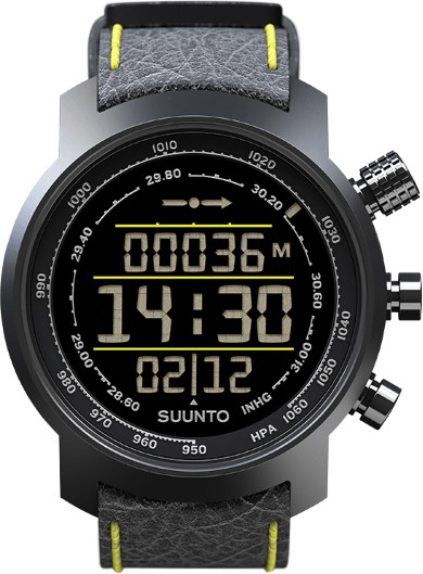 Suunto Elementum Terra black/yellow leather