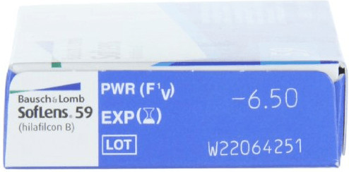 Bausch & Lomb Soflens 59 -6,50 (6 lentilles)