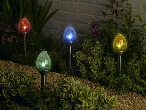 Smart-Solar 4 Balises solaires effet flamme